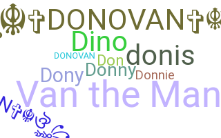 ชื่อเล่น - Donovan