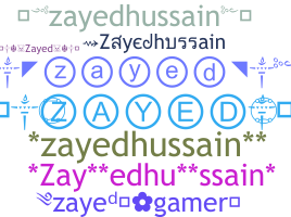 ชื่อเล่น - Zayedhussain