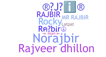 ชื่อเล่น - Rajbir