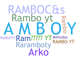 ชื่อเล่น - RamboYT