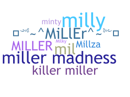 ชื่อเล่น - Miller