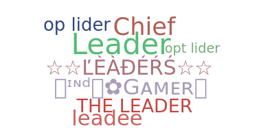 ชื่อเล่น - Leaders
