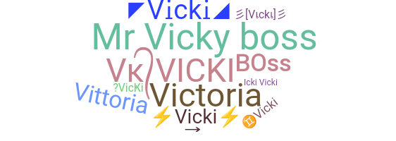 ชื่อเล่น - Vicki