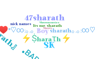 ชื่อเล่น - Sharath