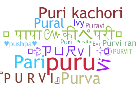 ชื่อเล่น - Purvi