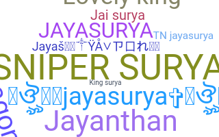 ชื่อเล่น - Jayasurya