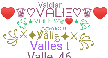 ชื่อเล่น - Valle