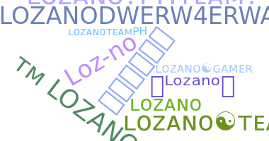 ชื่อเล่น - Lozano
