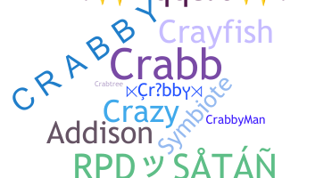 ชื่อเล่น - Crabby