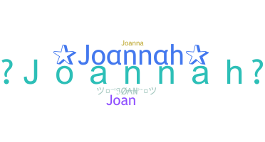 ชื่อเล่น - Joannah