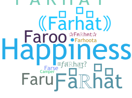 ชื่อเล่น - Farhat