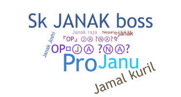ชื่อเล่น - Janak