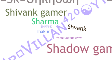 ชื่อเล่น - Shivank