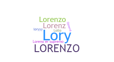 ชื่อเล่น - lorenzo
