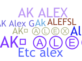 ชื่อเล่น - Akalex