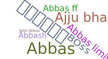 ชื่อเล่น - AbbasBoss