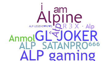 ชื่อเล่น - AlP