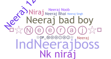 ชื่อเล่น - NeerajBooS