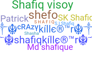 ชื่อเล่น - Shafiq