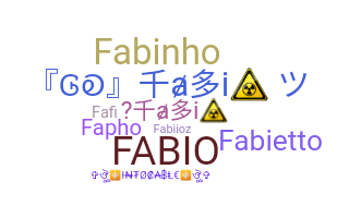 ชื่อเล่น - Fabio