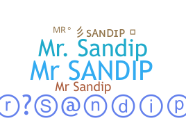 ชื่อเล่น - MrSandip