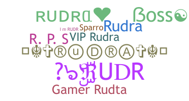 ชื่อเล่น - RUDR