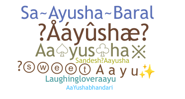 ชื่อเล่น - Aayusha