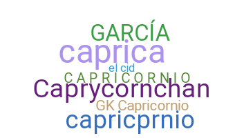 ชื่อเล่น - Capricornio