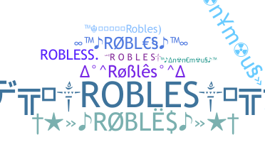 ชื่อเล่น - Robles