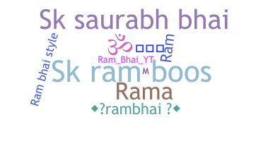ชื่อเล่น - Rambhai