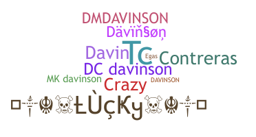 ชื่อเล่น - Davinson