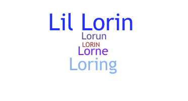ชื่อเล่น - Lorin