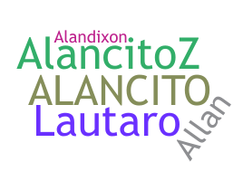 ชื่อเล่น - Alancito