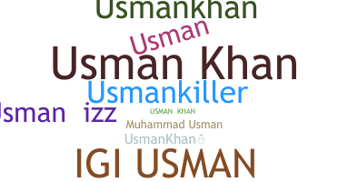 ชื่อเล่น - UsmanKhan