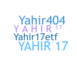 ชื่อเล่น - Yahir17