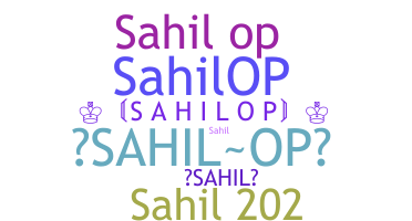 ชื่อเล่น - SahilOp