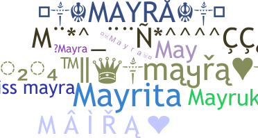 ชื่อเล่น - Mayra