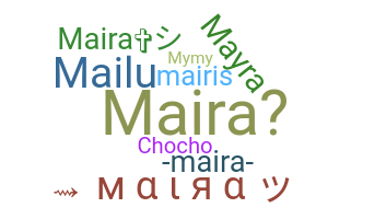 ชื่อเล่น - Maira