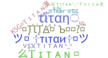ชื่อเล่น - Titan