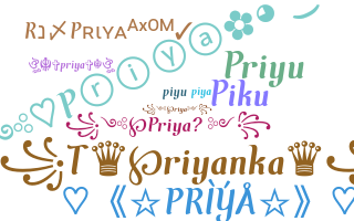 ชื่อเล่น - Priya