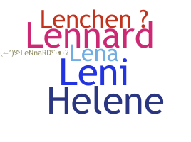 ชื่อเล่น - lenchen
