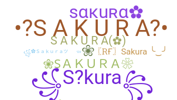 ชื่อเล่น - Sakura