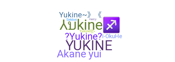 ชื่อเล่น - Yukine