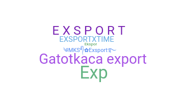 ชื่อเล่น - export