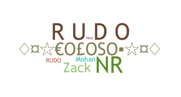 ชื่อเล่น - Rudo