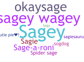 ชื่อเล่น - Sage