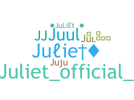 ชื่อเล่น - Juliet