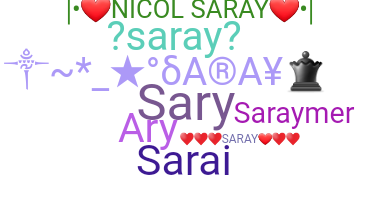 ชื่อเล่น - Saray