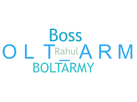 ชื่อเล่น - Boltarmy