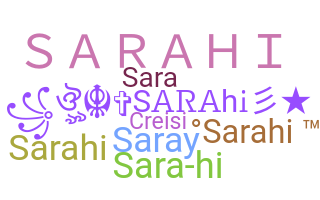 ชื่อเล่น - sarahi